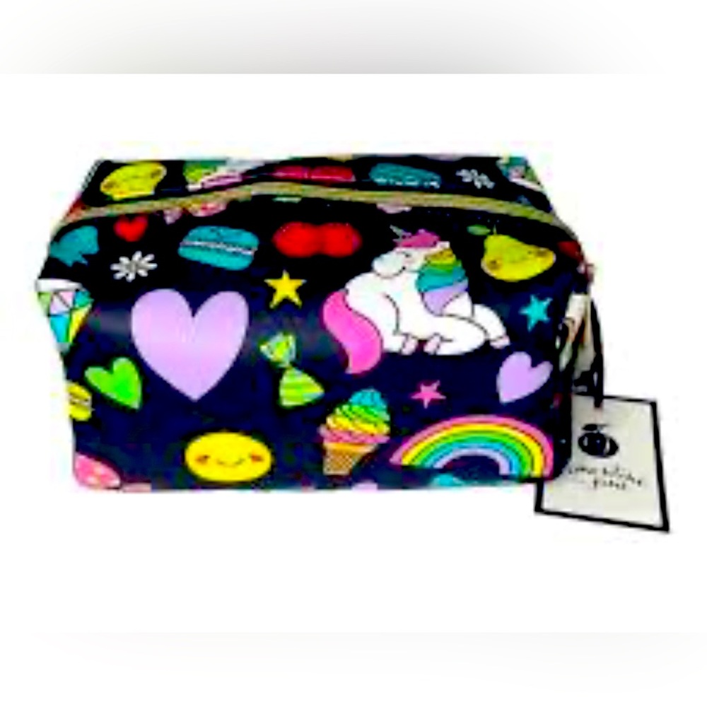 Clementine and Jade Makeup Bag